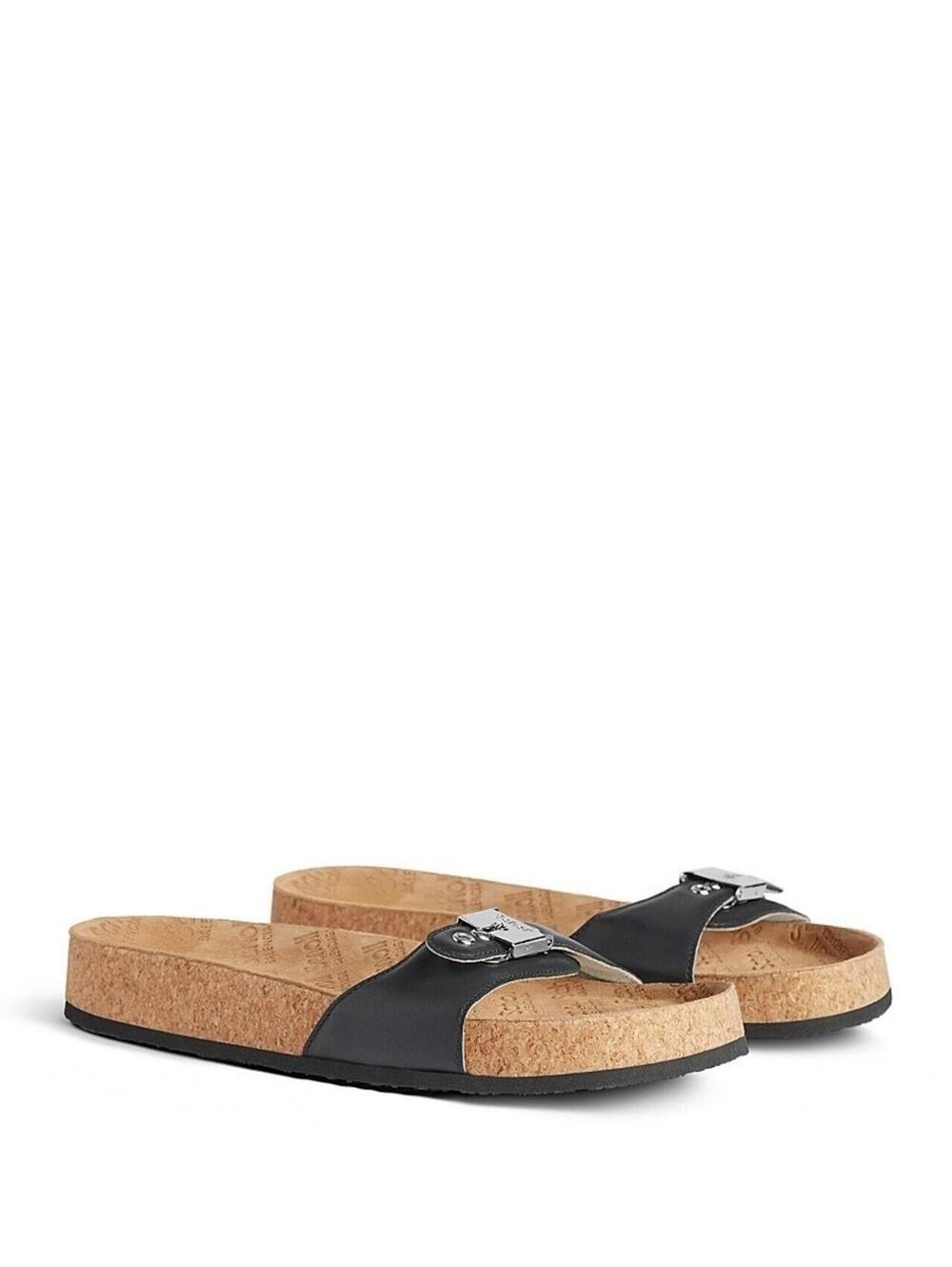 595$ Balenciaga Pool Flat Slides Sandals Women's Size Us 8 / 38 Eu Dark Gray